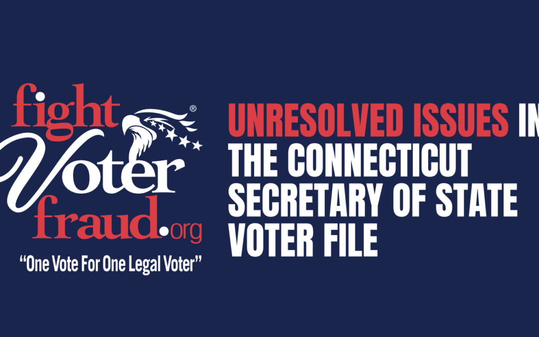 Fight Voter Fraud, Inc. Calls for Immediate Action on Voter Roll Discrepancies Ahead of November Election